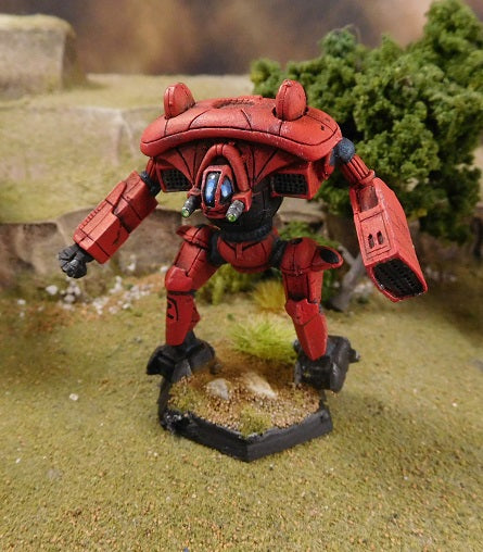 Painted Battletech Salamander, reposed, Tamar Jaegers44