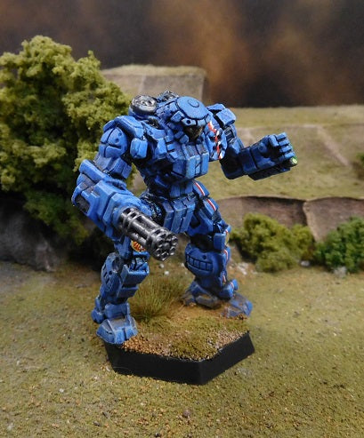 Painted Battletech Victor RAC- metal, Davion Guards