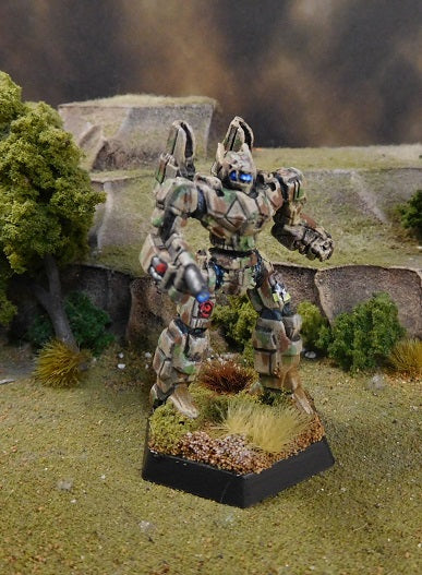 Painted Battletech Phoenix Hawk, Kurita Arkab Legion