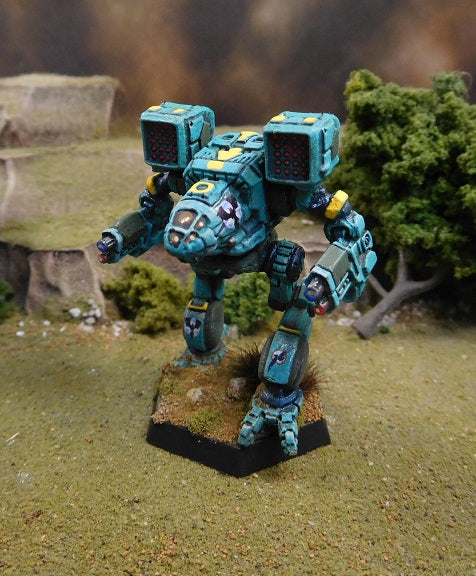 PAinted Battletech MadCat, Raven Alliance Beta Galaxy