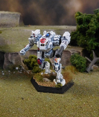 Painted Battletech Sentinel, Kurita 2nd Ghost Regiment