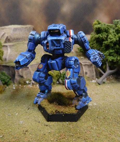 PAinted Battletech Highlander, Davion Guards