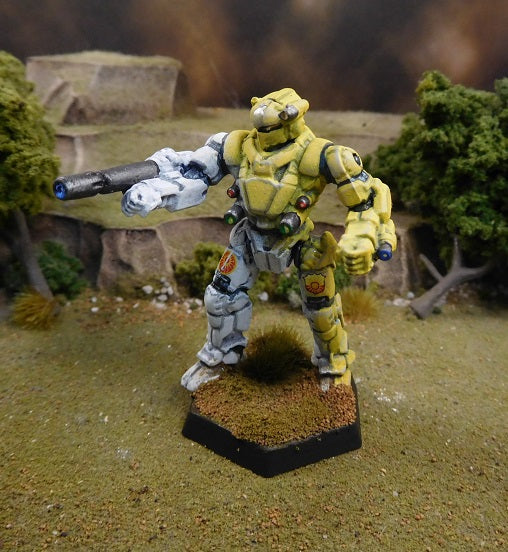Painted Battletech Black Knight, Davion Dawn Guards