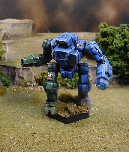 Painted Battletech Highlander, Davion Swordsworn
