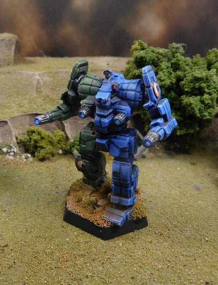 Painted Battletech Awesome, Davion Swordsworn