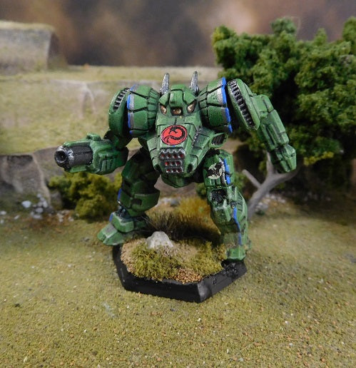 Painted Battletech Dragon reposed. Kurita 3rd Proserpina Hussars