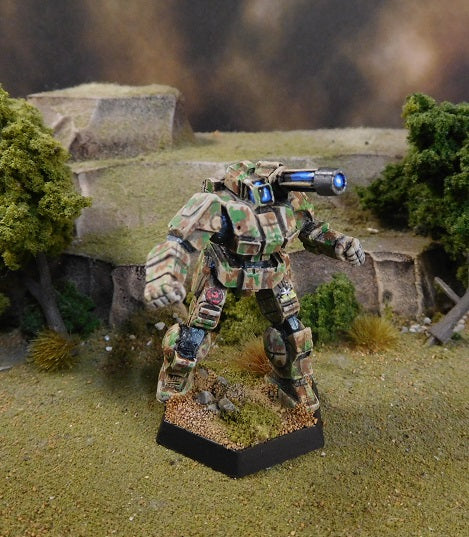 Painted Battletech ShadowHawk 4H, Kurita Arkab Legion