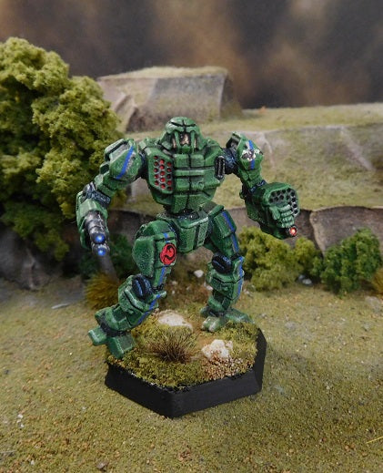 Painted Battletech Trebuchet, Kurita 3rd Proserpina Hussars