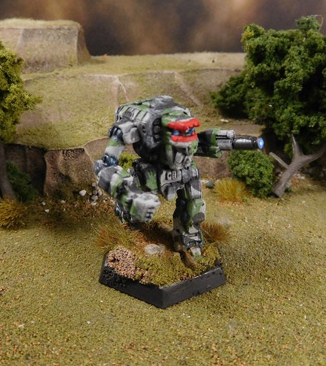 Painted Battletech Fenris, Wolf Clan TRC