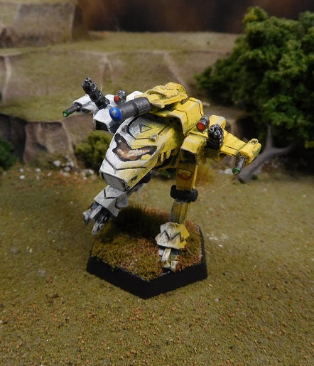 Painted Battletech Osprey 036 Bodyguard unit, Davion Dawn Guards