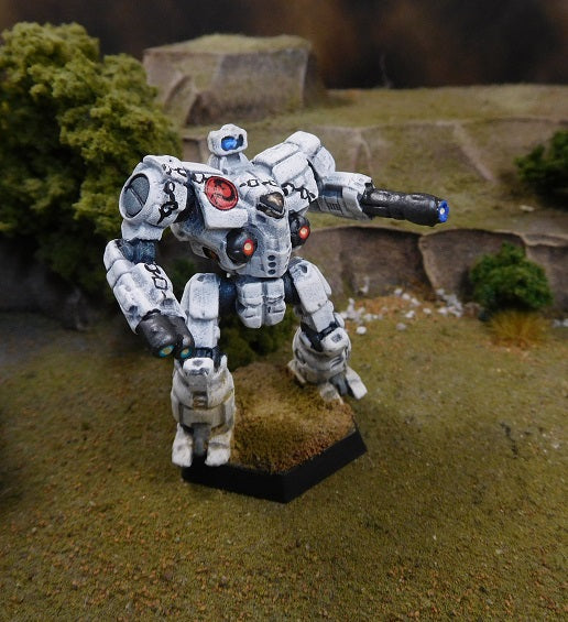 Painted Battletech Guillotine, DCMS 7th Ghost