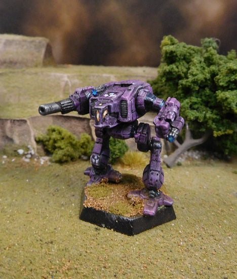 Painted Battletech ShadowCat, Raven Alliance Corvis Keshik