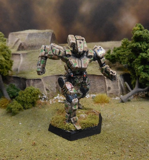 Painted Battletech Grasshopper, DCMS Arkab Legion