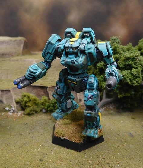 Painted Battletech Executioner, Raven Alliance Beta Galaxy