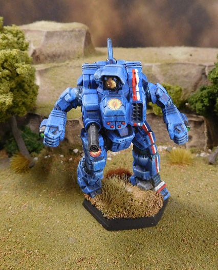 Painted Battletech Cyclops - House Davion Brigade of Guards