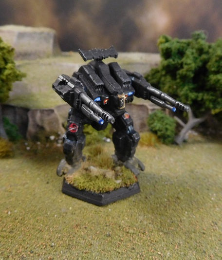 Painted Battletech Rifleman, Kurita DEST Special Forces