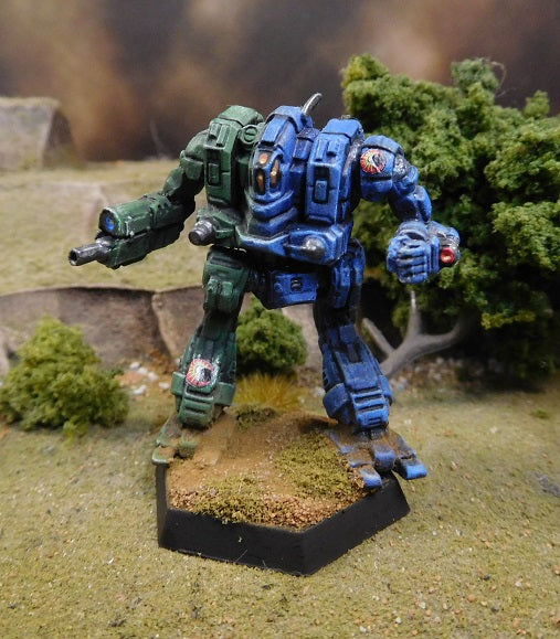 Painted Battletech Cataphract - Davion Swordsworn