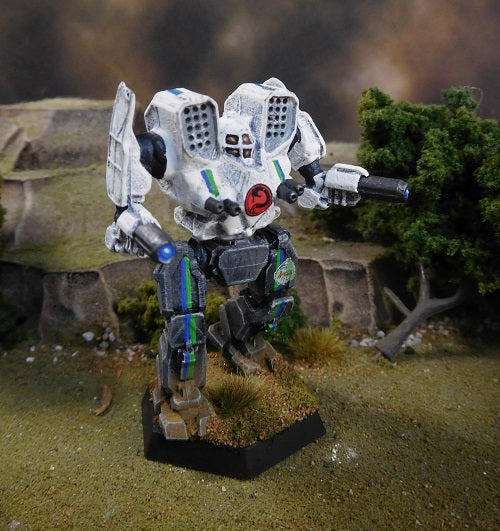 Painted Battletech MWO Mauler: Kurita Pesht Regulars