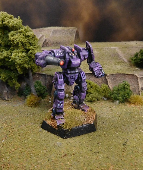 Painted Battletech Grendal, Raven Alliance Corvis Keshik