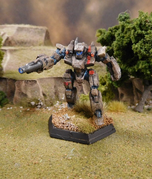 Painted Battletech Vixen, Wolf Clan Iota Galaxy