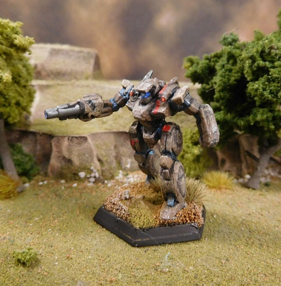 Painted Battletech Vixen, Wolf Clan Iota Galaxy