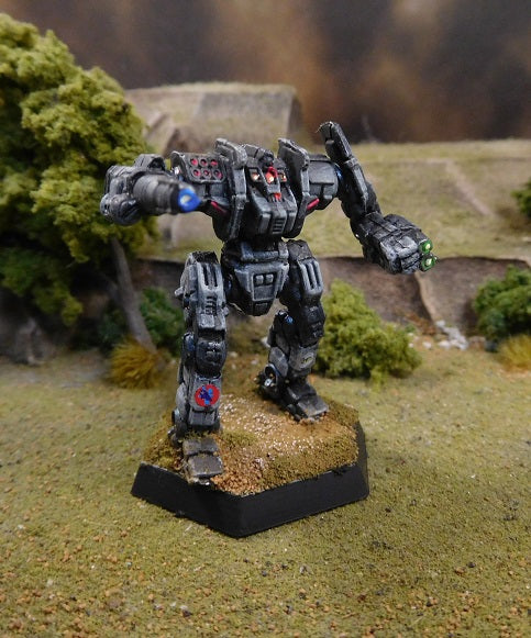 Painted Battletech Grendal, Smoke Jaguars Beta Galaxy