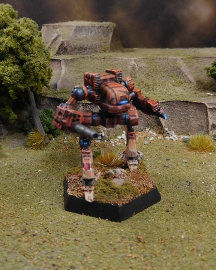 Painted Battletech Uller Prime, Wolf Clan Gamma Galaxy