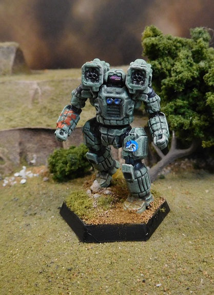Painted Battletech Hunchback 2C, Fox Khanate
