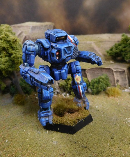 PAinted Battletech Highlander, Davion Guards