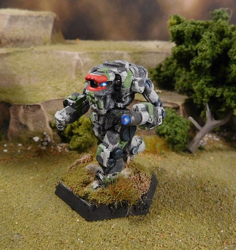 Painted Battletech Fenris, Wolf Clan TRC