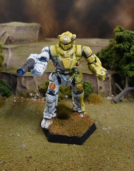 Painted Battletech Black Knight, Davion Dawn Guards