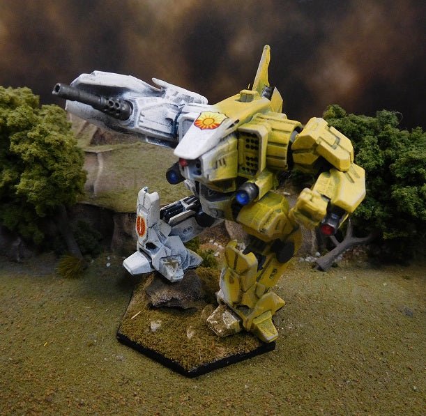 Painted Battletech Orca, Davion Dawn Guards