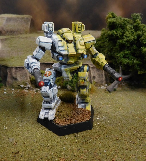 Painted Battletech Warhammer, Davion Dawn Guards