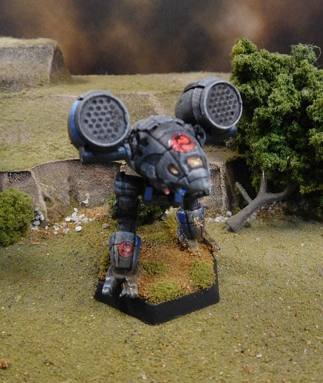 Painted Battletech Catapult MRM40 variant - DCMS Ryuken-Go