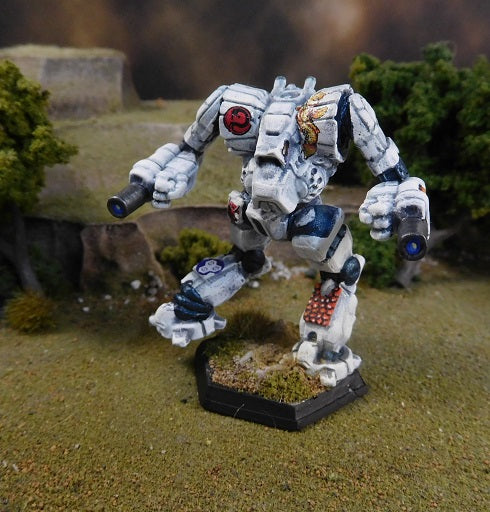 Painted Battletech Thug, Kurita 2nd Ghost Regiment