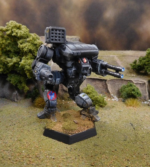 Painted Battletech Warhawk A variant- Smoke Jaguar Beta Galaxy