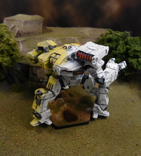 Painted Battletech Ares Tripod Aphrodite, Davion Dawn Guards