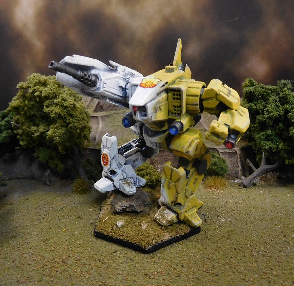 Painted Battletech Orca, Davion Dawn Guards