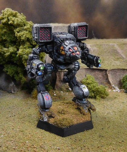 Painted Battletech Timber Wolf Prime- Smoke Jaguar Beta Galaxy