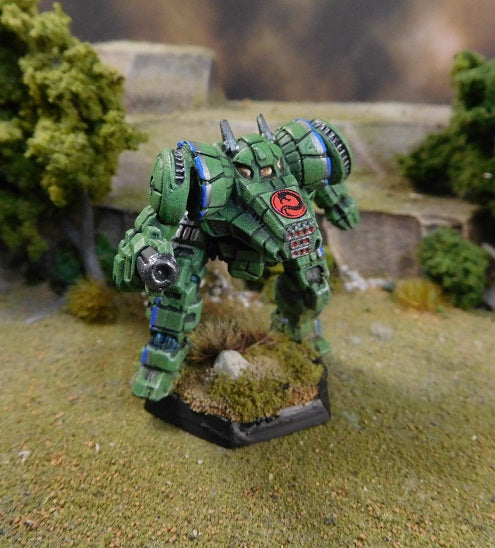 Painted Battletech Dragon reposed. Kurita 3rd Proserpina Hussars