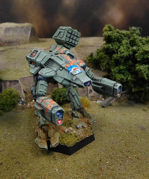 Painted Battletech Maruader 2C3 - Fox Khanate