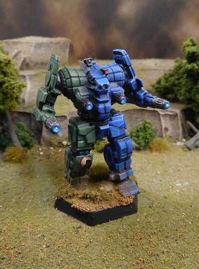 Painted Battletech Awesome, Davion Swordsworn