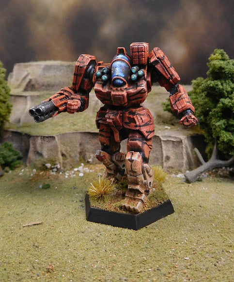 Painted Battletech Battlemaster 3C,  Wolf Clan Gamma Galaxy