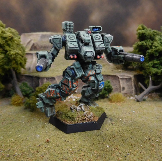 Painted Battletech Warhammer 2C, Fox Khanate
