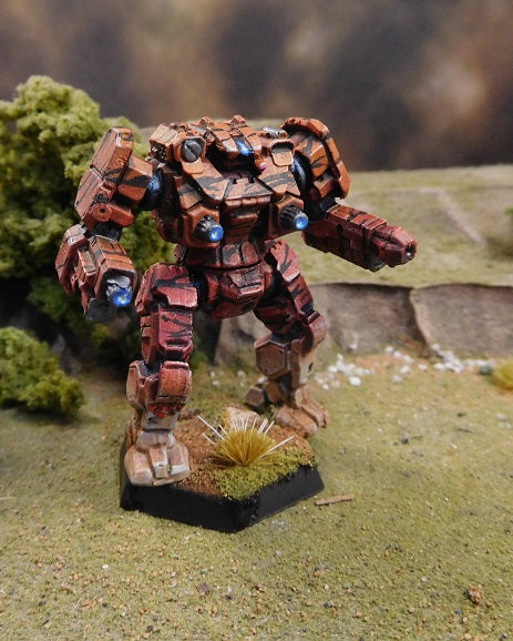 Painted Battletech Regent A, Wolf Clan Gamma Galaxy