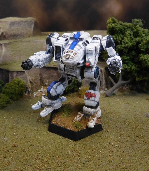 Painted Battletech Iron Cheetah L, Clan Wolf Howl Keshik