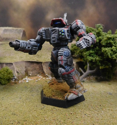 Painted Battletech Highlander 2C, Clan Wolf Iron Keshik