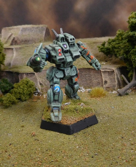 Painted Battletech Hellhound, Fox Khanate
