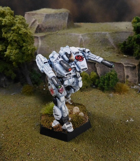 Painted Battletech Lancelot, Kurita 7th Ghost