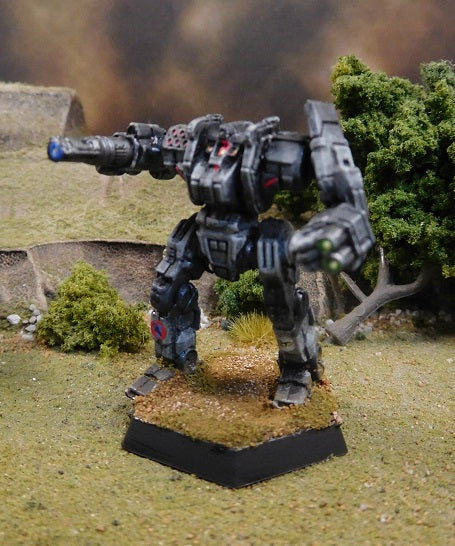 Painted Battletech Grendal, Smoke Jaguars Beta Galaxy